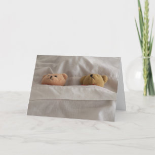 Der Kinder erhalten wohle bald Teddybär-Gruß-Karte Karte
