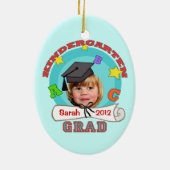 Der Kindergarten-Abschluss-Verzierung des Kindes Keramikornament (Hinten)