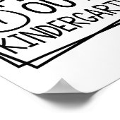 Der Kindergarten am letzten Schultag Poster (Ecke)