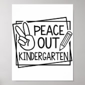 Der Kindergarten am letzten Schultag Poster (Vorne)