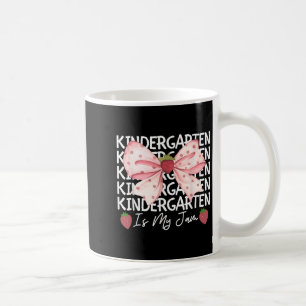 Der Kindergarten ist meine Marmelade Erdbeere zurü Kaffeetasse