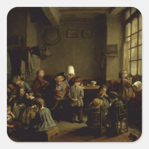 Der Kindergarten Quadratischer Aufkleber