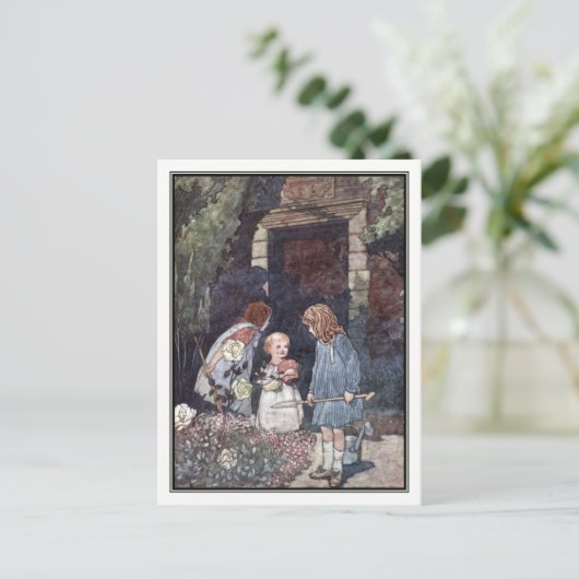 Der Kindergarten von Charles Robinson Postkarte (Stehend Vorderseite)