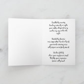 Der Kindermädchentag von der Tochter Karte (Innenseite)