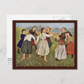 Der Kinderrunden-Tanz von Thoma Hans Postkarte (Vorne/Hinten)