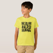 Der KinderT - Shirt QR Würfel-| (Vorne ganz)
