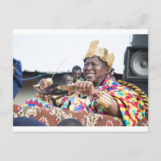 Der King Carried in Triumph. Postkarte (Vorderseite)