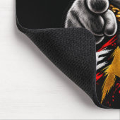 Der King Cool Cat Mit Krone Mauspad (Ecke)