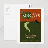 der Kingfish Postkarte (Vorne/Hinten)