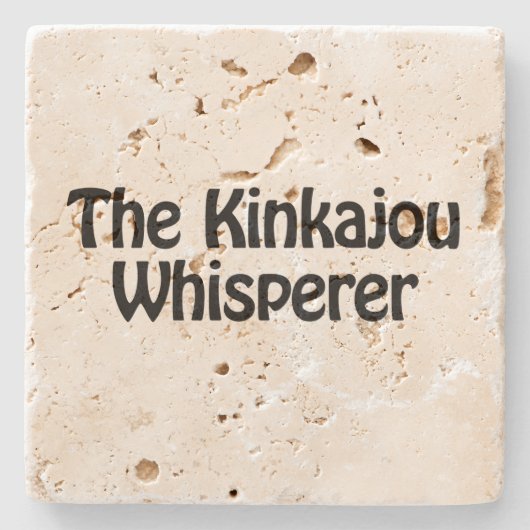 der Kinkajou-Flüsterer Steinuntersetzer (Vorderseite)