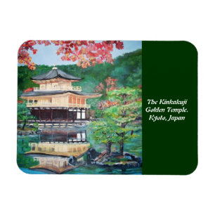 Der Kinkakuji goldene Tempel - erstklassiger Flexi Magnet