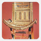 Der kirchliche Thron Quadratischer Aufkleber (Vorderseite)