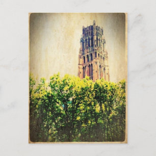 Der Kirchturm an der Riverside Postkarte
