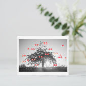 Der Kirschbaum Postkarte (Stehend Vorderseite)