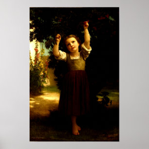 Der Kirschenpflücker William Adolphe Bouguereau 18 Poster