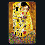 Der Kiss, berühmtes Gemälde von Gustav Klimt Magnet<br><div class="desc">Berühmtes Kunstwerk, The Kiss, von dem österreichischen Künstler Gustav Klimt</div>