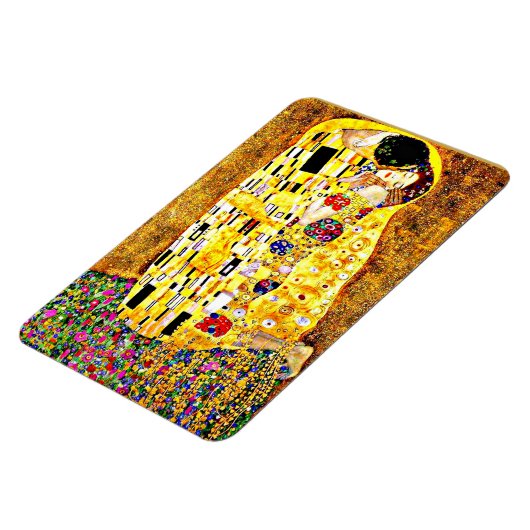 Der Kiss, berühmtes Gemälde von Gustav Klimt Magnet (Linke Seite)