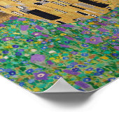 Der Kiss(lovers) Der Kuss(Liebespaar) Gustav Klimt Poster (Ecke)