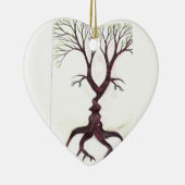 Der Kissenbaum Keramik Ornament (Rechts)