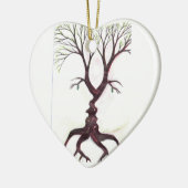 Der Kissenbaum Keramik Ornament (Links)