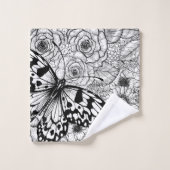 Der Kite-Garten aus Papier Badhandtuch Set (Waschlappen)