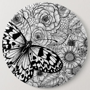 Der Kite-Garten aus Papier Button