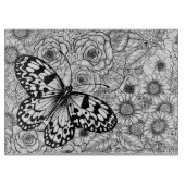 Der Kite-Garten aus Papier Schneidebrett (Vorderseite)