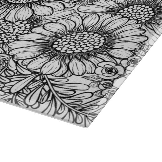 Der Kite-Garten aus Papier Schneidebrett (Ecke)