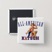Der Kitsch Bitsch: All-Amerikanischer Kitsch Button (Vorne & Hinten)