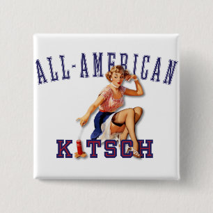 Der Kitsch Bitsch: All-Amerikanischer Kitsch Button