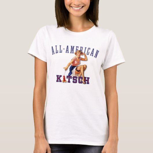 Der Kitsch Bitsch: All-Amerikanischer Kitsch T-Shirt (Vorderseite)