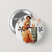 Der Kitsch Bitsch: Aloha Oops! Button (Vorne & Hinten)