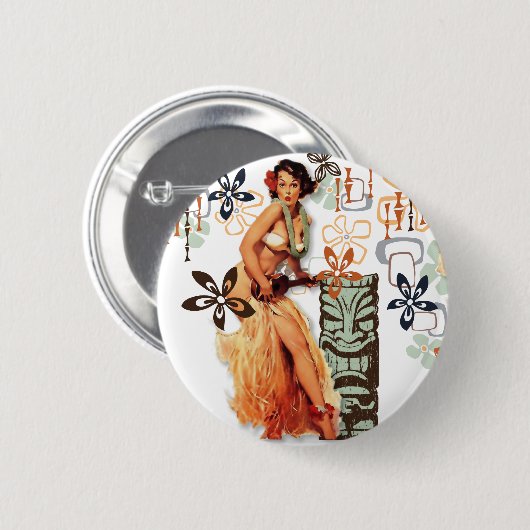 Der Kitsch Bitsch: Aloha Oops! Button (Vorne & Hinten)