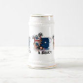 Der Kitsch Bitsch : Aussie & Saucy Pin-Up Bierglas (Mittel)