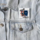 Der Kitsch Bitsch : Aussie & Saucy Pin-Up Button (Beispiel)