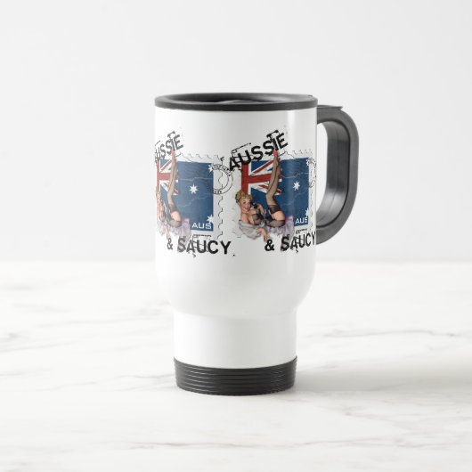 Der Kitsch Bitsch: Australisches u. freches Reisebecher (VorderseiteRechts)