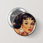 Der Kitsch BItsch: Button-Oben Porträts Button (Vorne & Hinten)