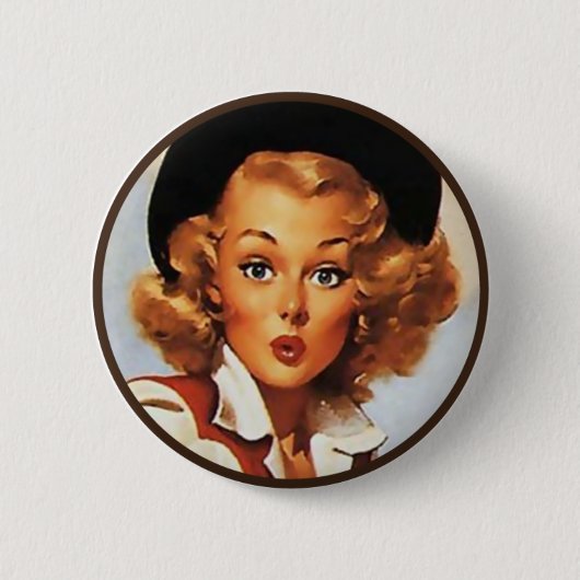Der Kitsch BItsch: Button-Oben Porträts Button (Vorderseite)
