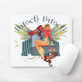 Der Kitsch Bitsch: Fliegen-Mädchen-Tätowierung Mousepad (Mit Mouse)