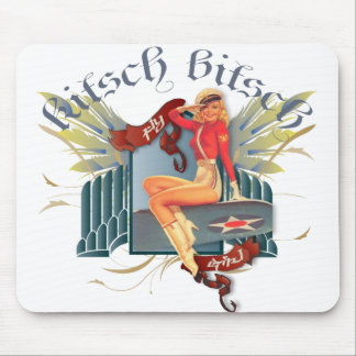 Der Kitsch Bitsch: Fliegen-Mädchen-Tätowierung Mousepad