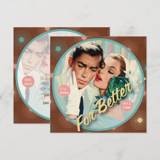 Der Kitsch Bitsch: Für besser ... Einladung (Vorne/Hinten)