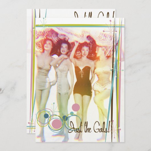 Der Kitsch Bitsch: Gerade die Gallonen! Einladung (Vorne/Hinten)