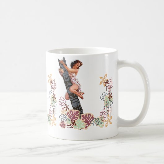 Der Kitsch Bitsch: Herauf einen Tiki Baum! Kaffeetasse (Rechts)