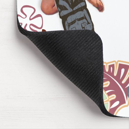 Der Kitsch Bitsch: Herauf einen Tiki Baum! Mousepad (Ecke)