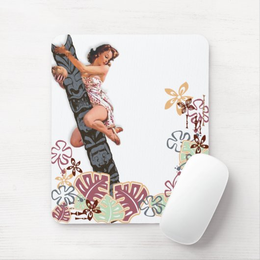 Der Kitsch Bitsch: Herauf einen Tiki Baum! Mousepad (Mit Mouse)