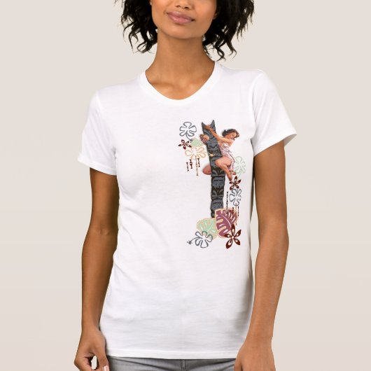 Der Kitsch Bitsch: Herauf einen Tiki Baum! T-Shirt (Vorderseite)