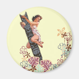 Der Kitsch Bitsch: Hoch auf einem Tiki-Baum! Magnet