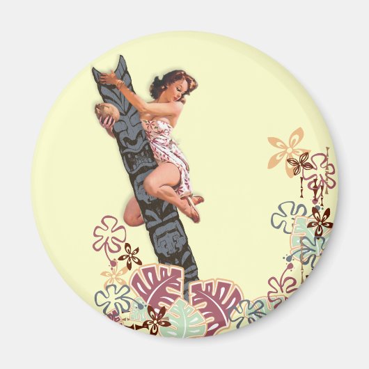 Der Kitsch Bitsch: Hoch auf einem Tiki-Baum! Magnet (Vorne)
