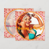 Der Kitsch Bitsch: IRGENDWELCHE Party Einladungen (Vorne/Hinten)