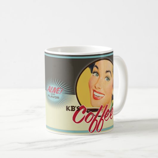 Der Kitsch Bitsch: Kaffee KBs! Kaffeetasse (VorderseiteRechts)